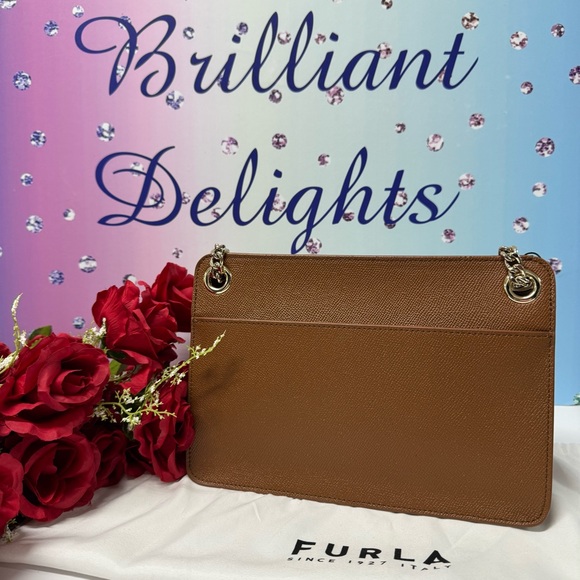 🤎SALE NWT $750 FURLA PUSH LOCK MULTIWAY BAG - Picture 7 of 12